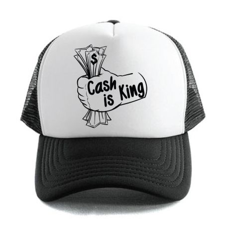 Hand of Cash is King-S/M-White/Black