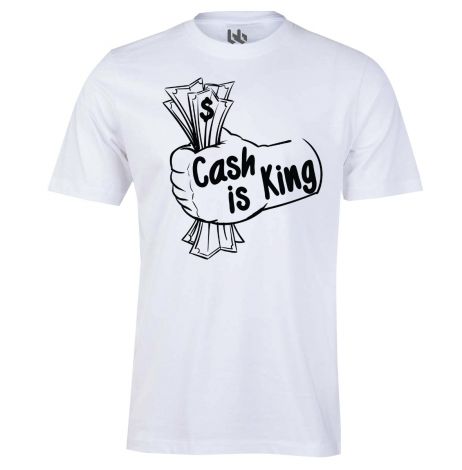 Cash is King hand tee-XS-white