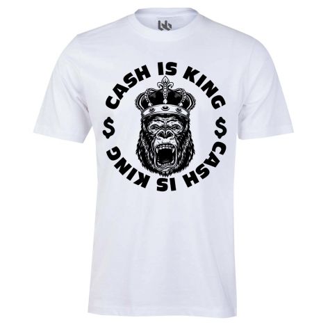 Cash is King Gorilla Man-XS-white