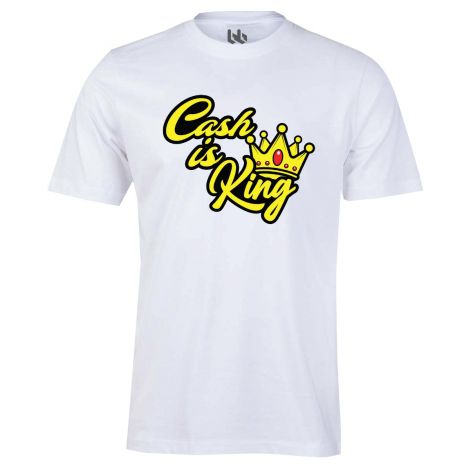 Cash is King tee-XS-white