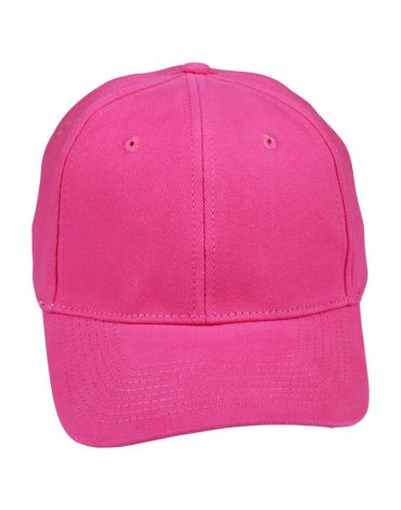 CH01 Heavy Brushed Cotton Cap-Hot Pink