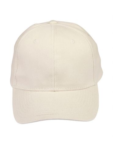 CH01 Heavy Brushed Cotton Cap-natural