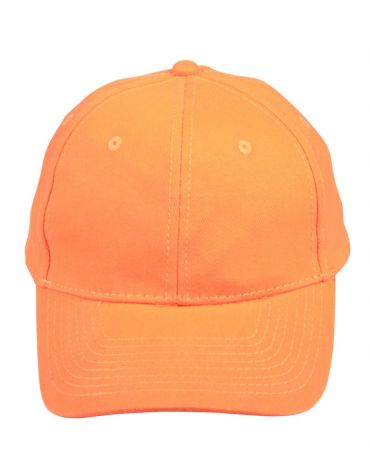 CH01 Heavy Brushed Cotton Cap-orange