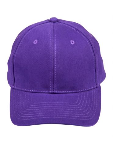 CH01 Heavy Brushed Cotton Cap-Purple