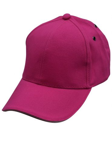 CH18 SANDWICH PEAK CAP-Pink/White