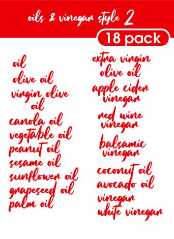 Oils and Vinger Style 2-regular-Cherry Red