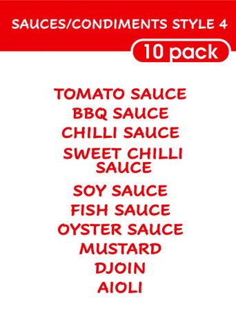 Sauce and Condiments Style 4-regular-Cherry Red
