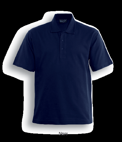 Unisex Adults Cotton Jersey Polo-S-navy