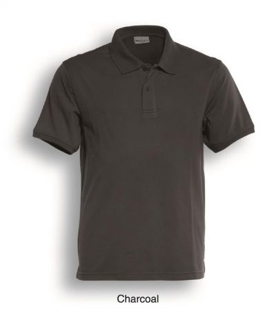Mens Classic Polo-S-charcoal
