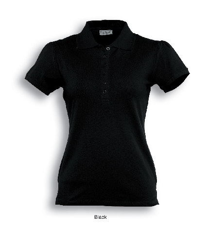 Ladies Fashion Polo CP0915-8-black