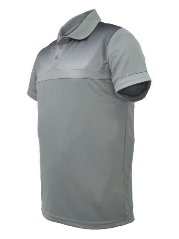 Unisex Adults Sublimated Casual Polo-S-Grey/Black