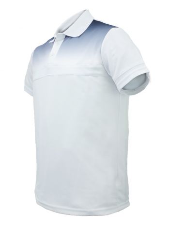 Unisex Adults Sublimated Casual Polo-S-White/Navy