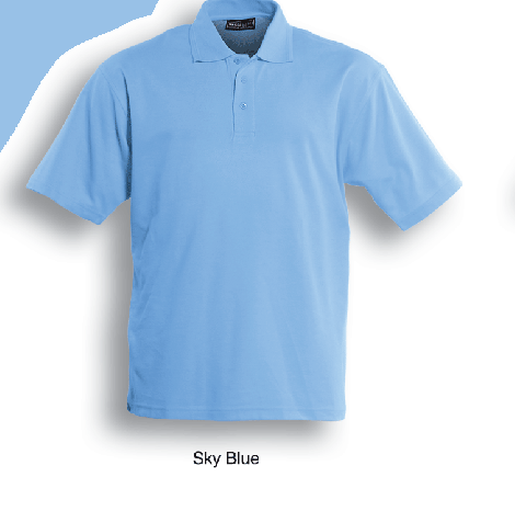 Unisex Adults Basic Polo-S-Sky Blue