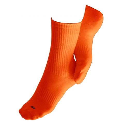 Fluro crew training sock-S 9-2  -safety orange