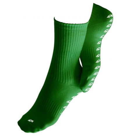 Crew Calf sock with added grip applicator-S 9-2  -Green