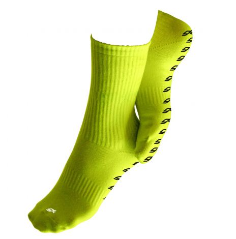 Crew Calf sock with added grip applicator-S 9-2  -yellow