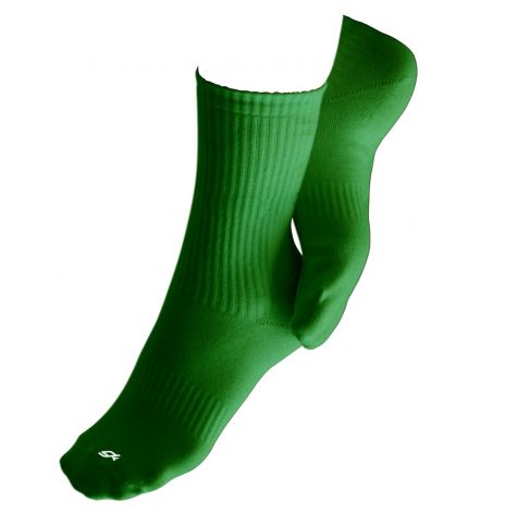 Cotton crew training sock-M 2-7 -Green