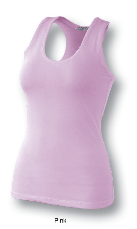 Ladies Gym Singlet CT1021-8-pink