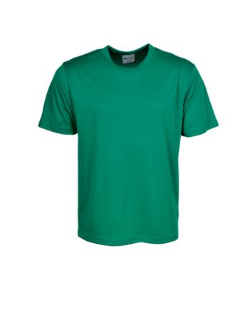 Unisex Adults Plain Breezeway Micromesh Tee Shirt-S-Jade