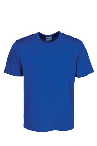 Unisex Adults Plain Breezeway Micromesh Tee Shirt-S-royal blue