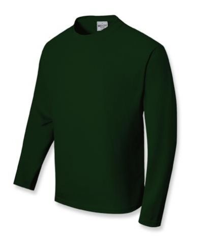 Unisex Adults Sun Smart L/S Tee Shirt-S-forest green