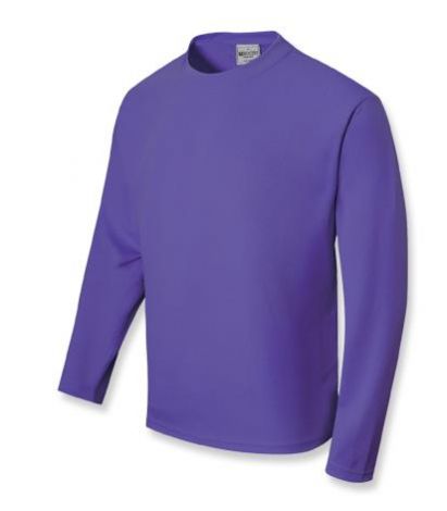 Unisex Adults Sun Smart L/S Tee Shirt-S-purple