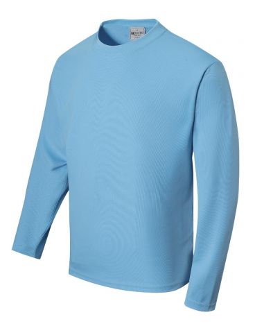 Unisex Adults Sun Smart L/S Tee Shirt-S-Sky Blue
