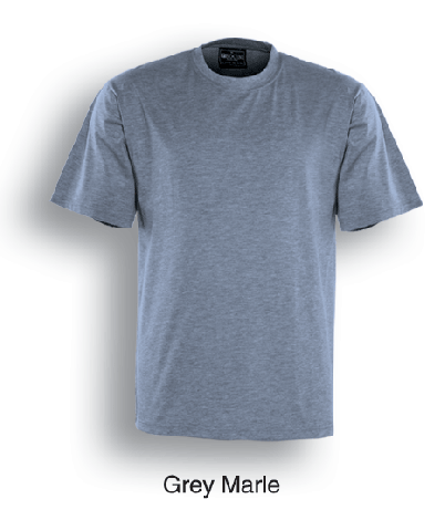 Unisex Adults Plain Cotton Tee Shirt-S-grey