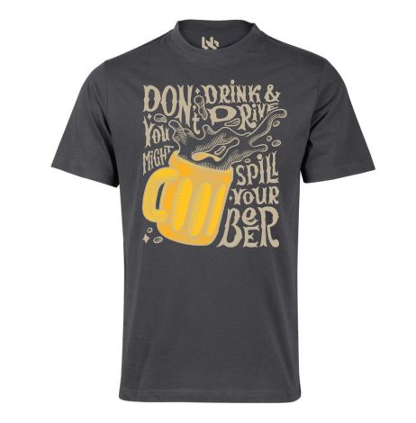 Don't drink and drive tee-XS-charcoal