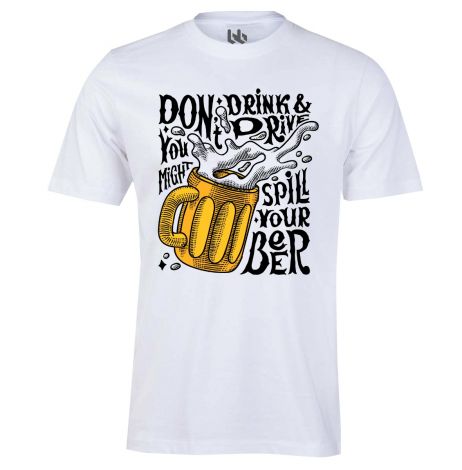Don't drink and drive tee-XS-white