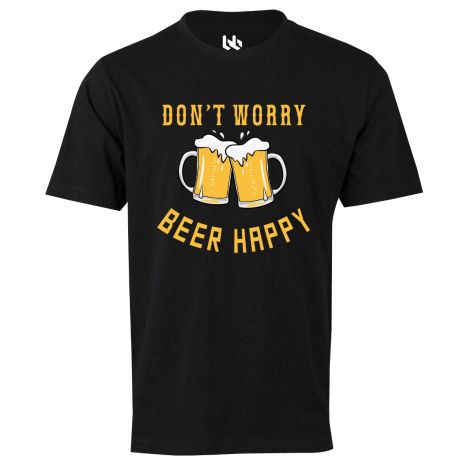 Don't worry beer happy-XS-black