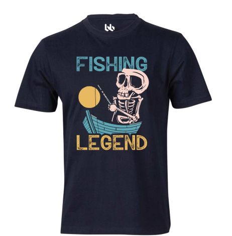 Fishing legend tee-XS-navy