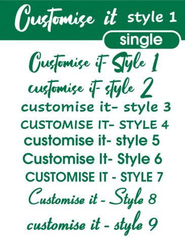 Customise your own-Style 4-regular-Grass Green