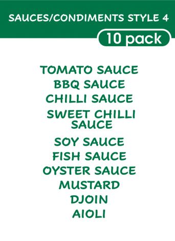 Sauce and Condiments Style 4-regular-Grass Green