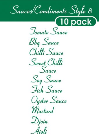 Sauce and Condiments Style 8-regular-Grass Green