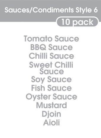 Sauce and Condiments Style 6-regular-grey
