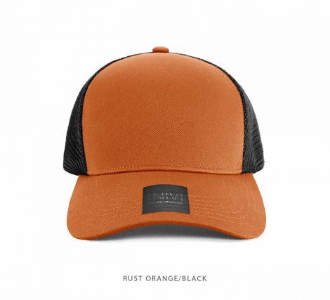IV101 Cotton/Mesh-Rust Orange/Black