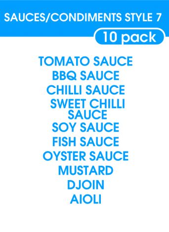 Sauce and Condiments Style 7-regular-Lt Blue