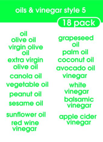 Oils and Vinger Style 5-regular-Lt Green