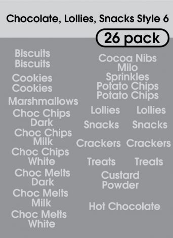 Chocolates Lollies Snacks Style 6-regular-light grey