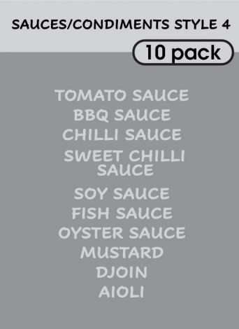 Sauce and Condiments Style 4-regular-light grey