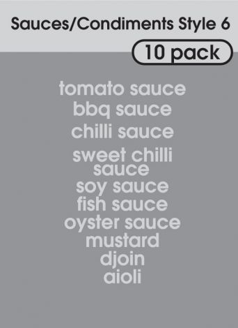 Sauce and Condiments Style 6-regular-light grey
