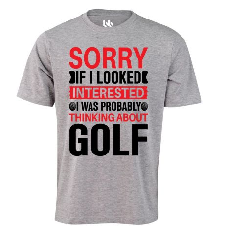 Thinking About Golf-XS-grey marle