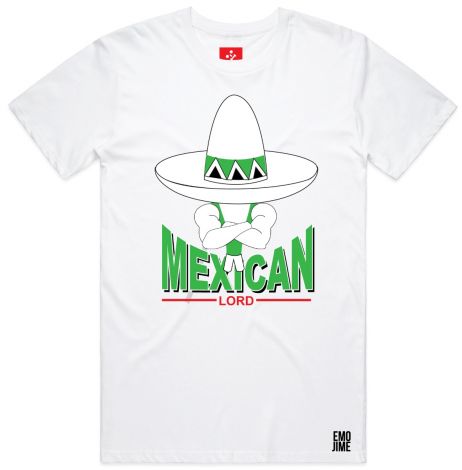 Emojime Lord Mexican Tee-XS-white