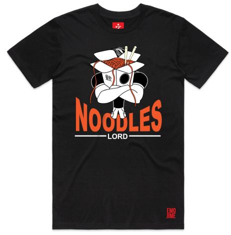 Emojime Lord Noodles Tee-XS-black