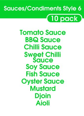 Sauce and Condiments Style 6-regular-Luminous Green