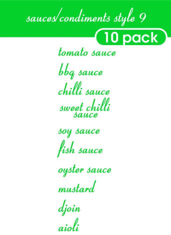 Sauce and Condiments Style 9-regular-Luminous Green
