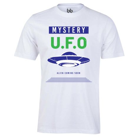 Mystery UFO tee-L-white