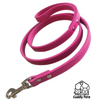 PU Pet Leashes-Hot Pink