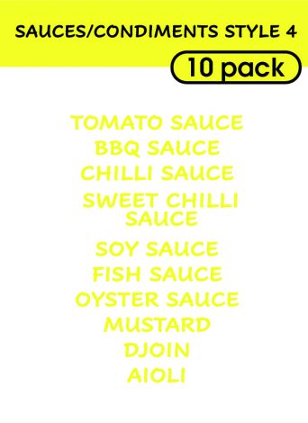Sauce and Condiments Style 4-regular-Primerose yellow